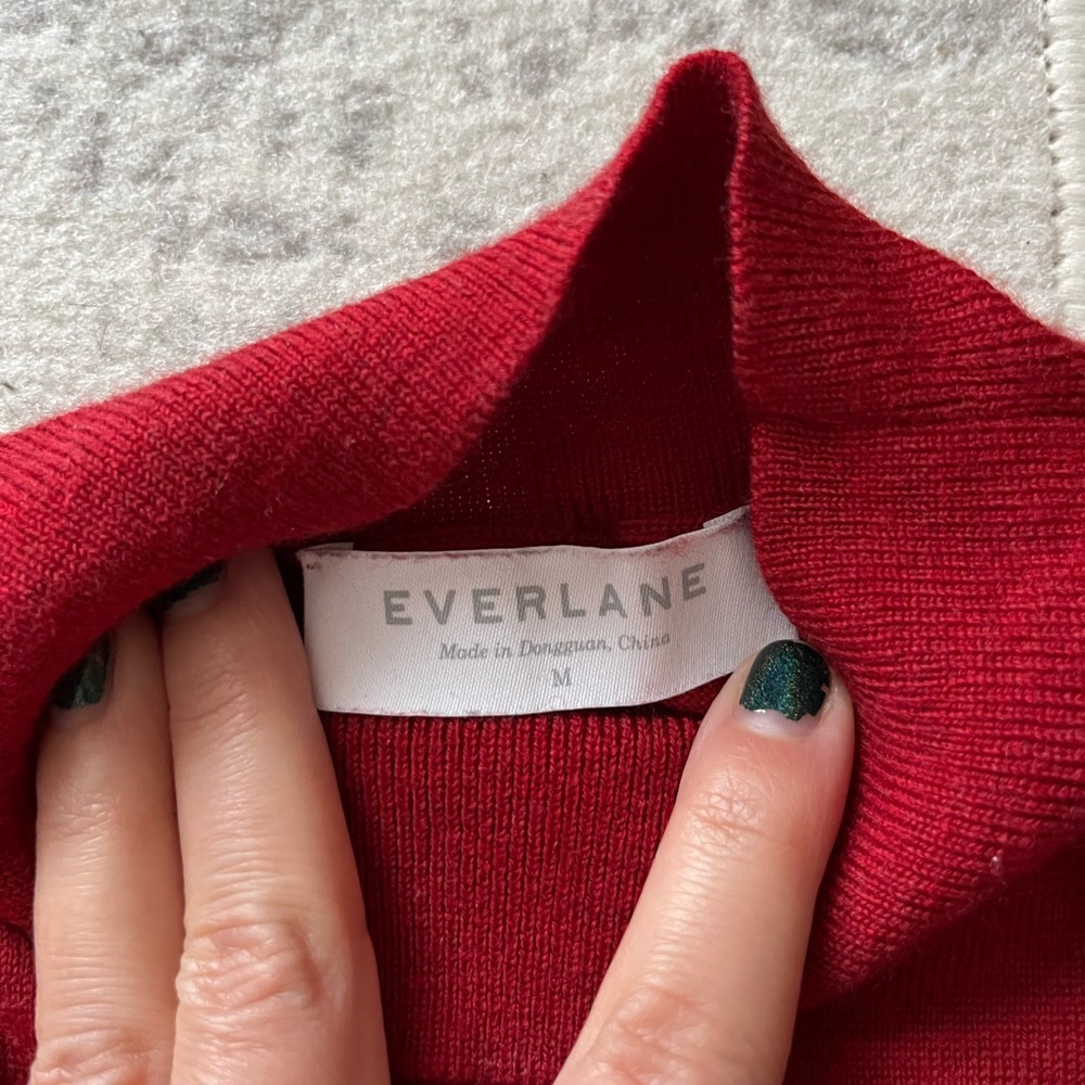 Everlane wool mock neck sweater - Picture 3 of 4